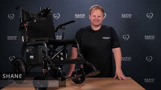 Ikon Enduro Carbon Fibre Electric Wheelchair – Lightweight, Foldable & Ready for Travel screenshot 1