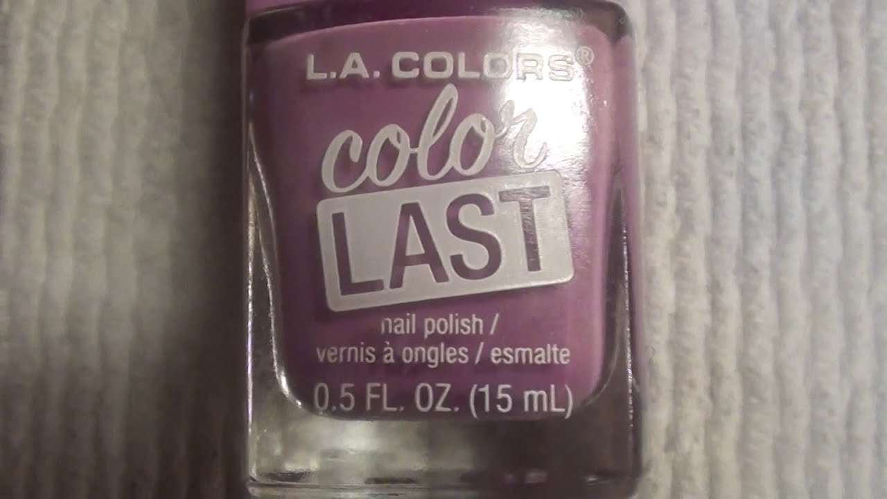 2. L.A. Colors Color Last Nail Polish in "Forever" - wide 11