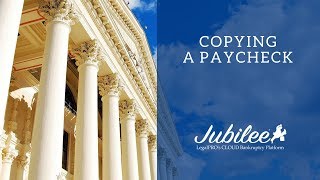 Copying a Paycheck | Jubilee by LegalPRO Systems, Inc. screenshot 4