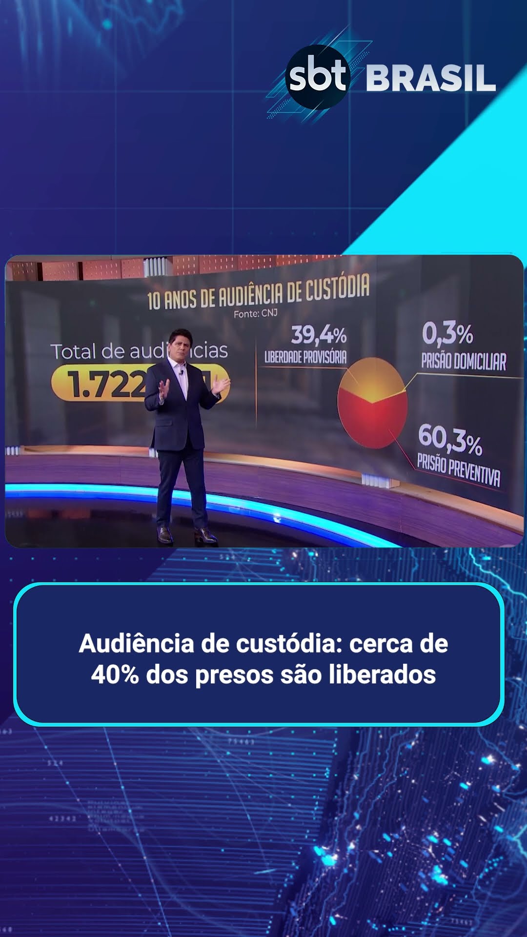 Audiência de custódia: direito completa 10 anos no Brasil | SBT Brasil (24/02/25)