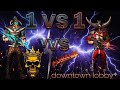 1 vs 1 ( downtown lobby )