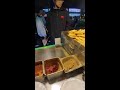 Live broadcast of street food specialties and fruit delicacies