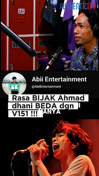 wisdom ahmad dhani beda dengan musisi lain ?!!
