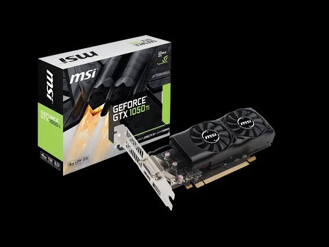 MSI GeForce GTX 1050 Ti 4GT LP - Unboxing mining speed