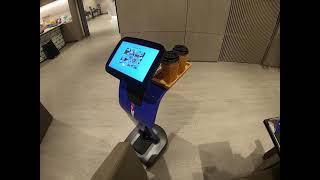 Robot temi delivers breakfast to a hospital suite