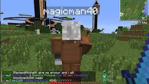 magicman40 hacking on Gontroller Minecraft server