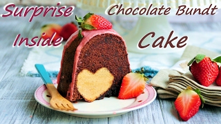 Ready for valentine's day? you've got to try this recipe and make
surprise inside chocolate bundt cake with strawberry glaze your loved
ones! mo...