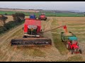 Spring barley harvesting in september 2023 near inch whitegate co cork