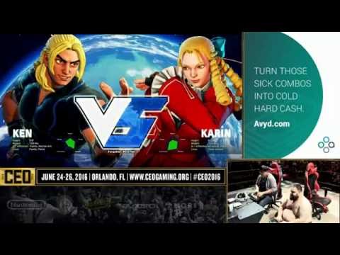 CEO2016 SFV RUMBLE - TUBBOWARE vs EG JUSTIN WONG