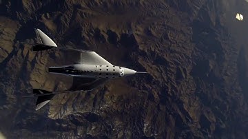 VSS Unity First Glide Flight Test