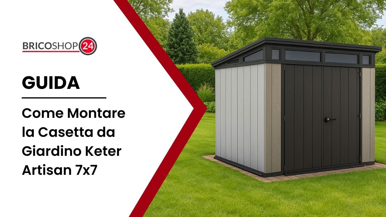 Montaggio Casetta da Giardino Keter Artisan Grigio