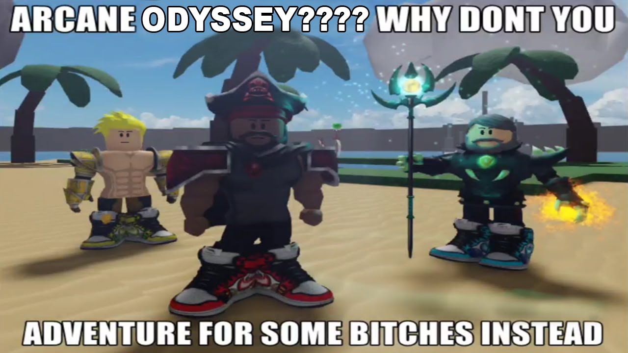 Tava jogando o jogo Arcane Odyssey no roblox e acabo encontrando