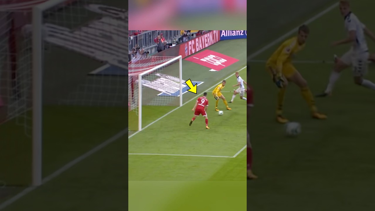 Ele se recusou a fazer um gol muito fácil