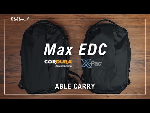 【新品未使用】Able Carry MAX EDC X-Pac Black ABLE CARRY MAX EDC X-PAC - TARMAC BLACK – Prime Skateboard