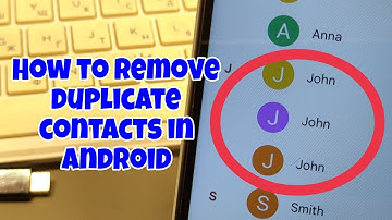 How to Remove Duplicate Contacts in any Android Phone.