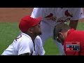 Sdstl martinez gets a nosebleed on the mound