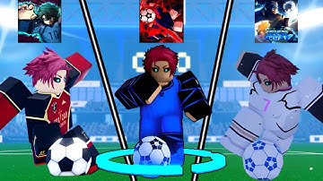 SAE ITOSHI In Different Roblox Blue Lock Games Comparison (Secret Azure Latch and Goalbound Sneaks)