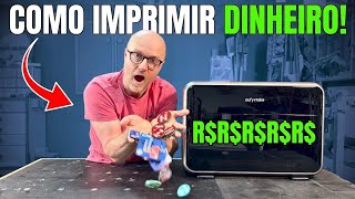 Será que a impressora UV Eufymake E1 vai me salvar de um desastre com os brindes?