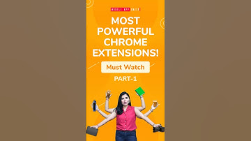 Part - 1 | Powerful Chrome Extensions  You Need Right Now | MUST WATCH