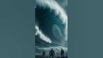 Thumbnail of A towering wave rises from the ocean 🌊⚠️ #Interstellar #shorts