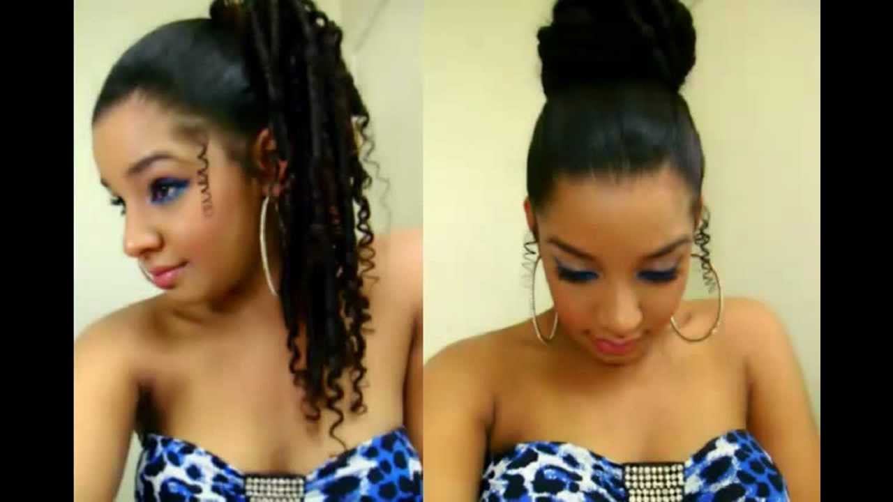 Easy Quick Hairstyles How To Updo Ponytail Cute Top High Bun Tutorial Medium Long Hair Style