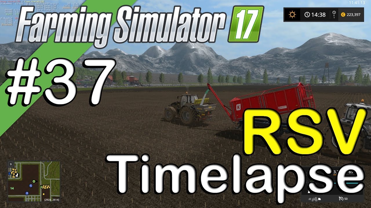 Farming Sim 17 - RSV - Timelapse #37 - The Big Planting
