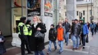 Black Friday shoppers, protesters take Chicago