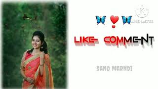 Atang Luti Re Muluj Landa Nawa Muhuh Chando Santali Romantic Whatsapp Status Video Sano Marndi