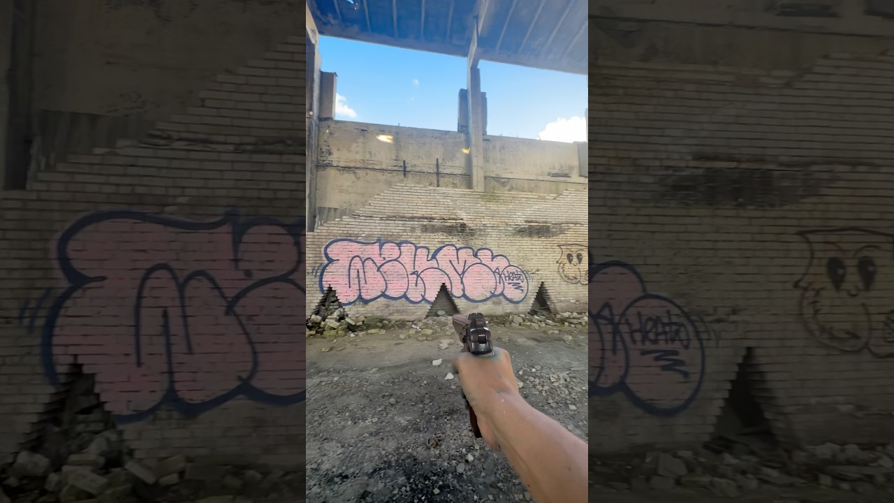 Accurate graffiti throw 