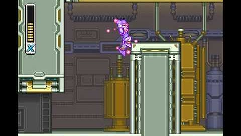 Megaman X: Complete Run 100% [Part 6] - Electromagnetic Power Plant