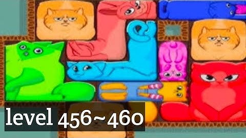Puzzle Cats - level 456~460  Solve 
