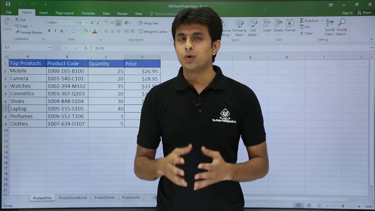 MS Excel - Protect File