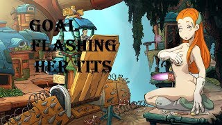 Deponia Doomsday: Goal flashing her tits