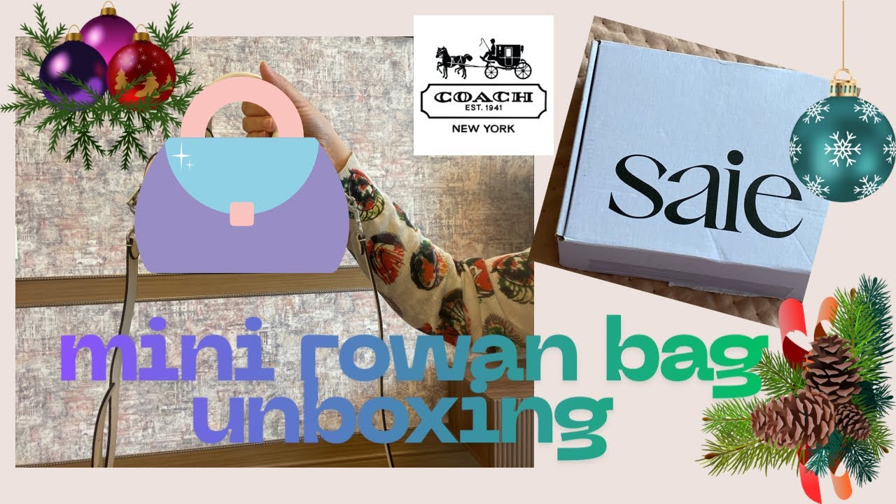Ещё одна распаковка мини-сумки Coach Rowan 📦 | Этот принт просто потрясающий ✨ | Раскрытие секрета 🧸
