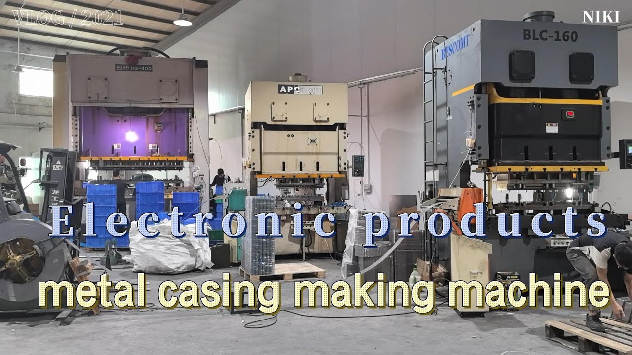 BESCOMT electronic products metal casing making machine with stamping ...