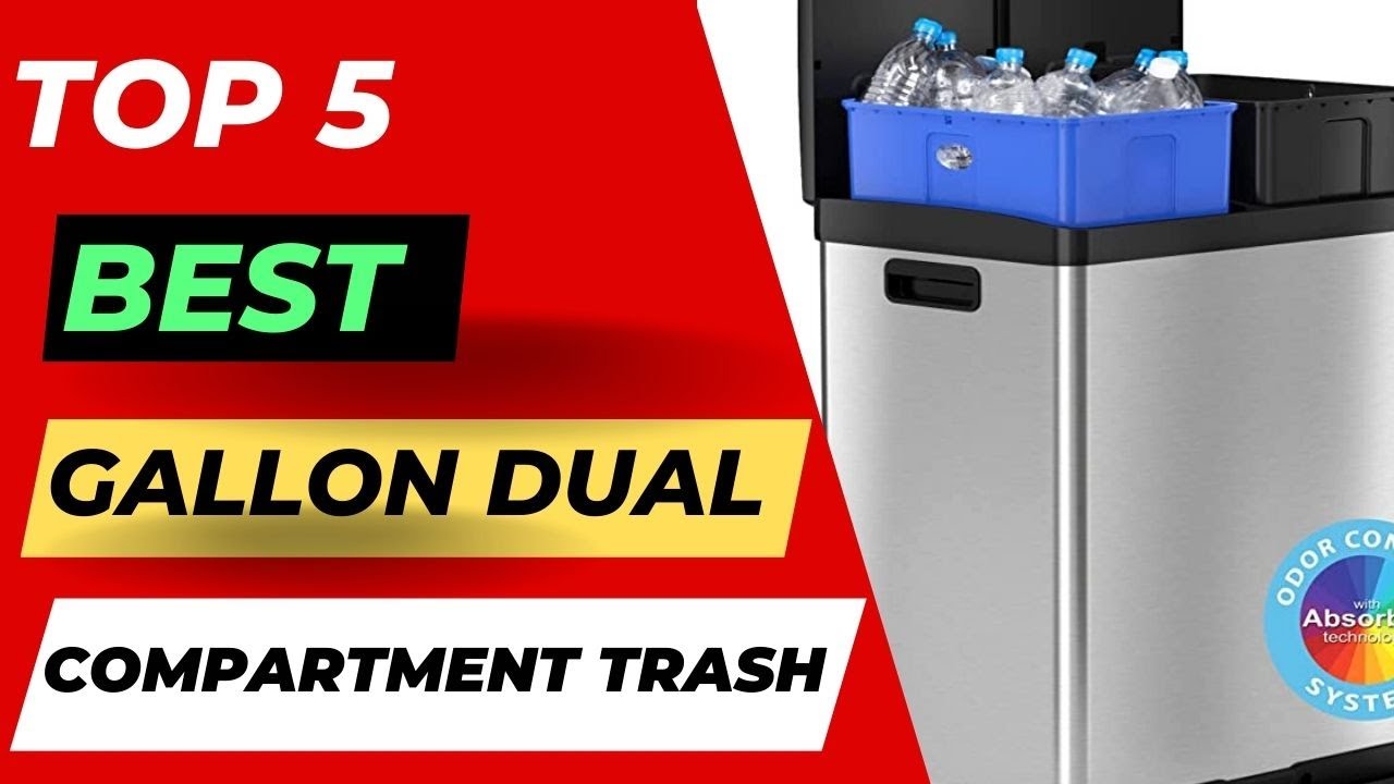 26 Gallon Dual Compartment Trash Can