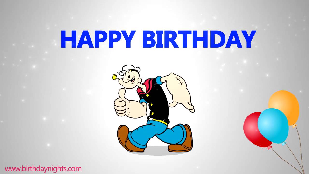 Happy Birthday Cartoon Meme - YouTube