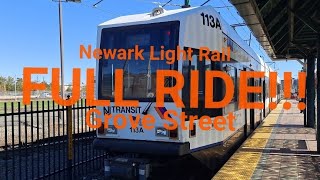 NEWARK LIGHT RAIL FULL RIDE 2021