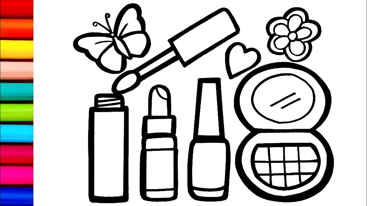 Makeup Set, Makeup kit Drawing, Colouring and Painting for Toddlers