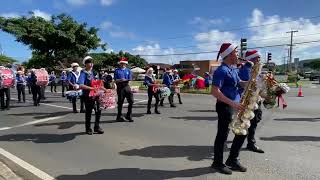 Kaneohe Christmas Parade 2022 - Kailua High School Band 12.3.22