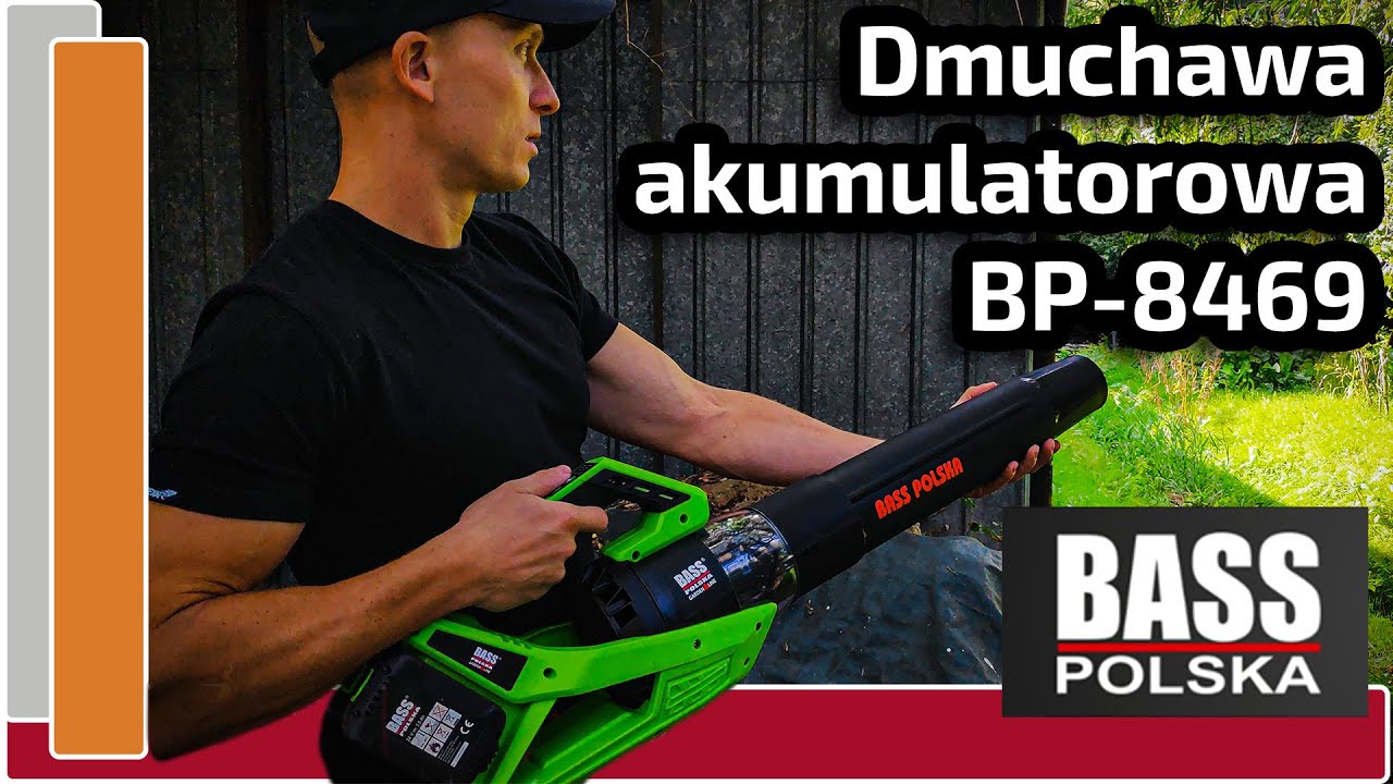 Dmuchawa akumulatorowa do liści  BP-8469 Bass Polska - Potężny podmuch 💨💨💨 | Test