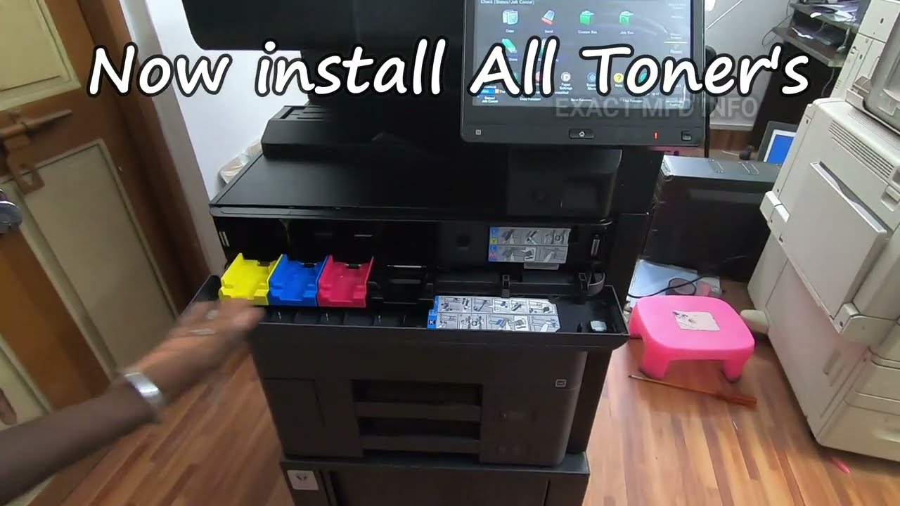 How to install Kyocera TASKalfa 5003i , 6003i , 2553 ci , 3253 ci , 2554ci , 5004, ADF Installation 