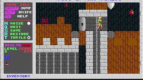 Jill of the Jungle - Episode 1: Jill of the Jungle - Level 3 - 4 - 5: The Hut (1992) [MS-DOS]