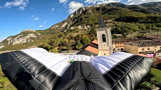 Ding-Dong | Wingsuit Fly-By At Church | Back Cam | RAW by JoHannes | Wingsuit  6,549 views 6 months ago 1 minute, 55 seconds