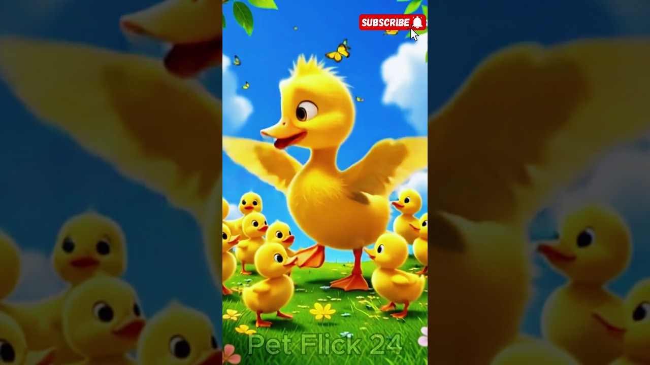 Duck Family Love 🐥💛 | Cute Baby Ducks Playing