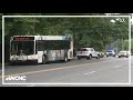 CATS bus crash injures 2 people