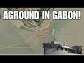 Uss hershel woody williams soft grounds off gabon  ais replay arrival grounding  departure