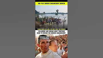 Floods Broke the Border, Unity Built the Strength | Indian Army & Villagers Together ❤️🌊