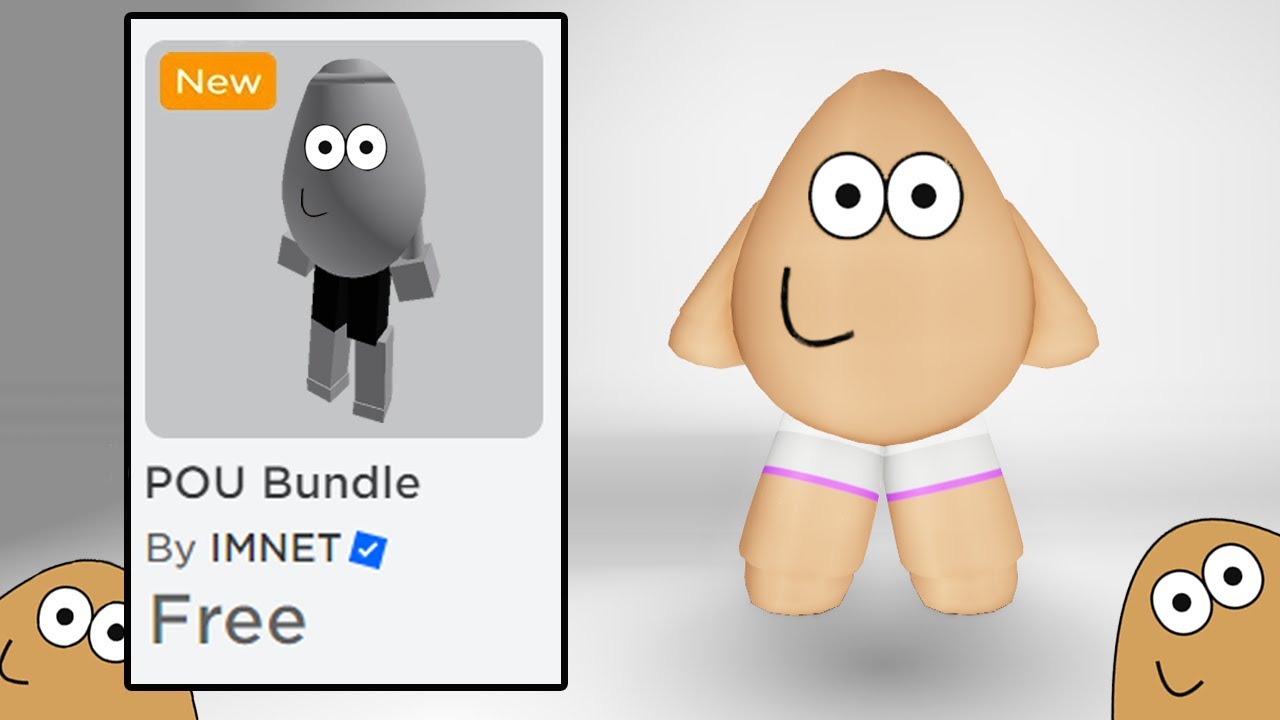FREE items Make you BECOME POU in ROBLOX . How to get FREE ITEMS on ROBLOX  - Roblox Catalog 
