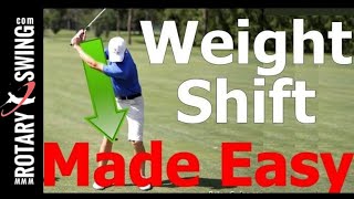 Golf Swing Lesson: Weight Shift (Transfer) Made Easy Golf Swing Lesson: Weight Shift (Transfer) Made Easy